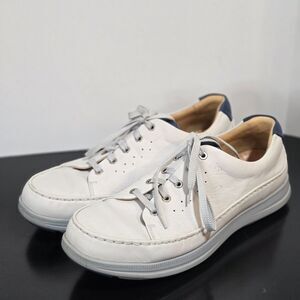Samuel Hubbard Golf Shoes 36 Holes Mens 12 M Spikeless Leather M1570-114 Ivory‎